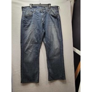 Guess LA Men's High Rise Desmond Relaxed Fit Jeans Straight, Size 38/32